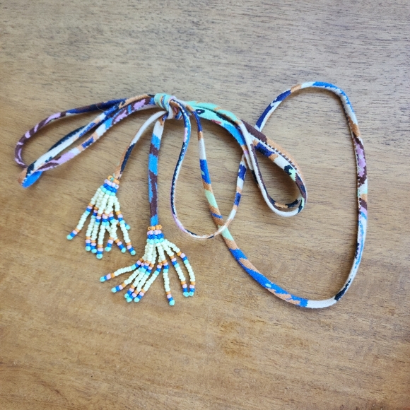 Cream Hearts Ikat Square Neckline Mini Dress, by Farm Rio - Picture 11 of 14